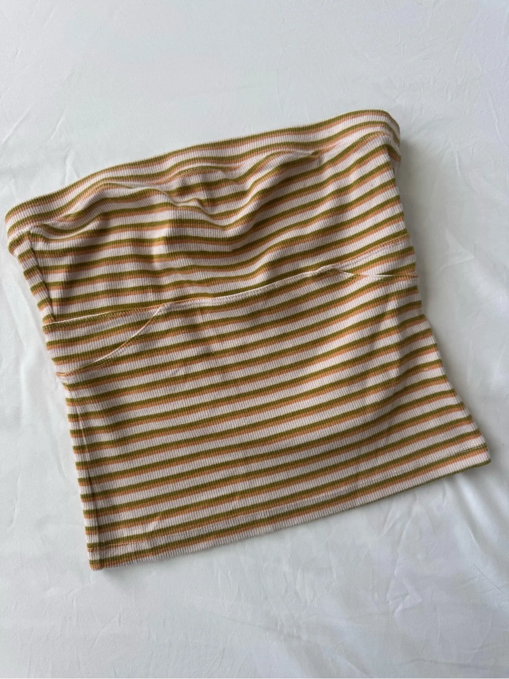 BDG Strapless Striped Tube Top - Size Medium - Picture 1 of 6
